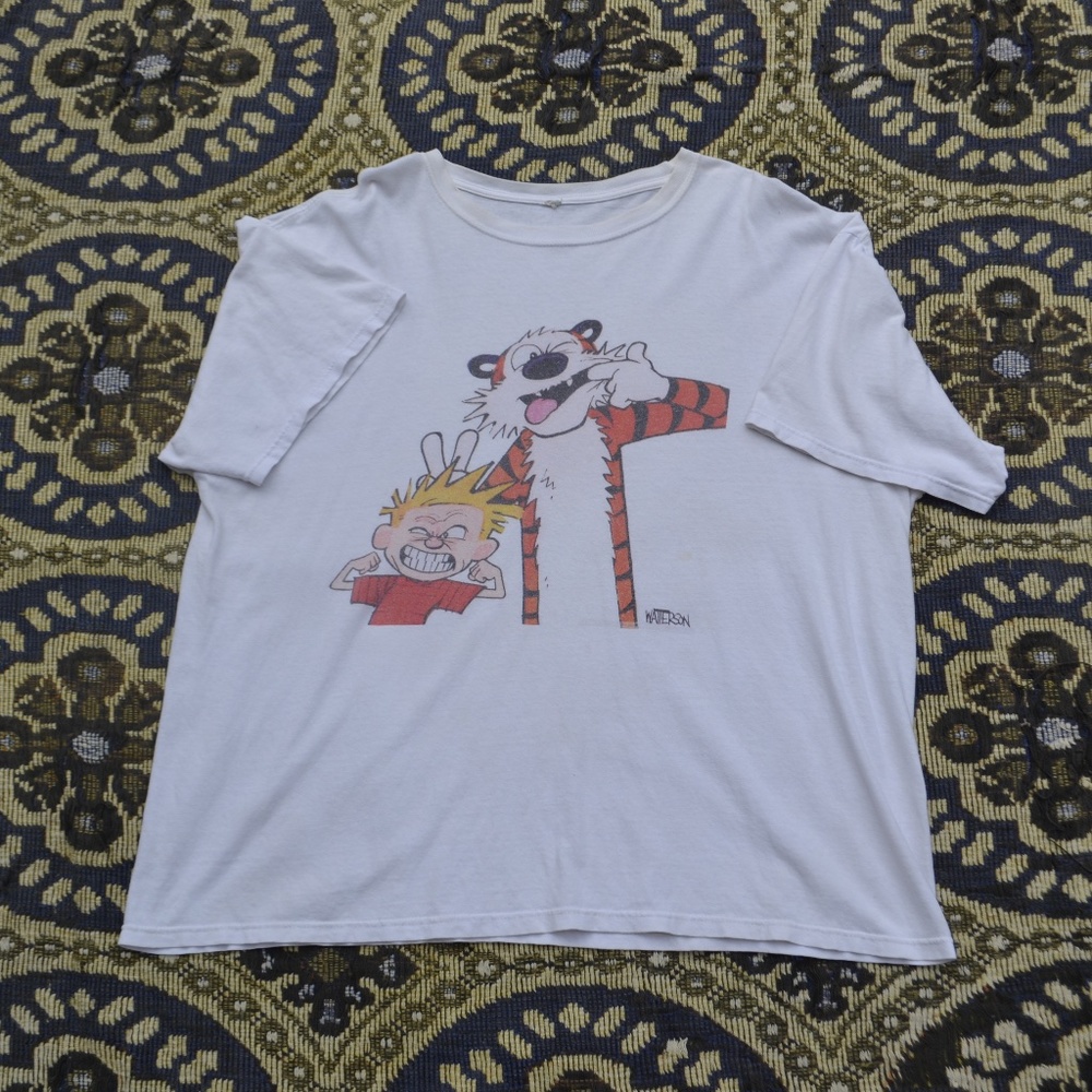 vintage Calvin and Hobbes tee